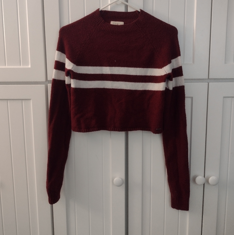 Red/White Hollister Sweater